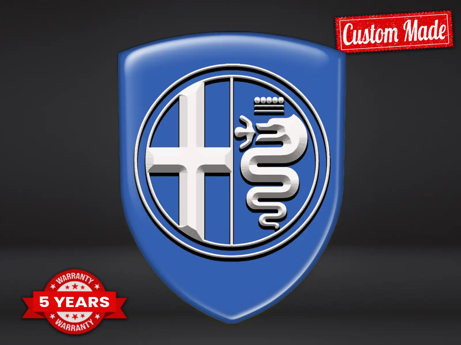 Alfa Romeo Autoaufkleber Edition Racing Anpassbar